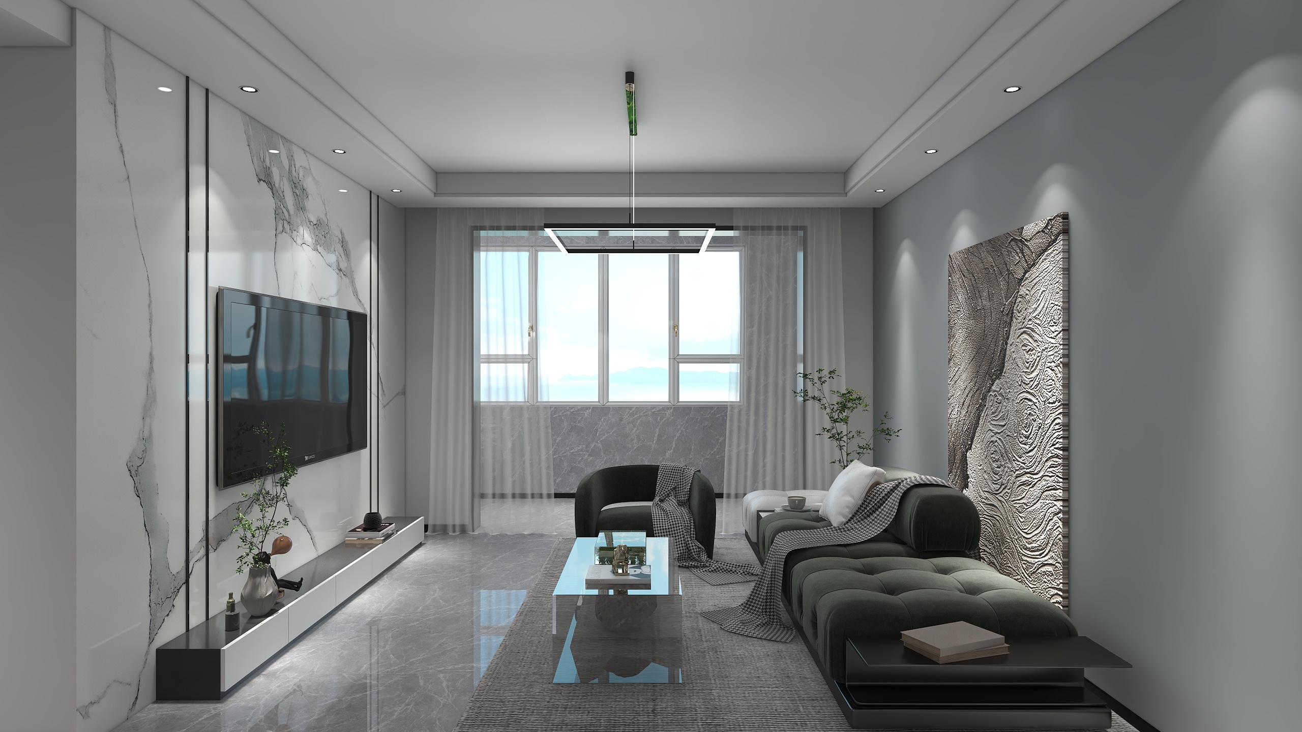 山河知己-山钢鸿悦华府22层-装修设计方案