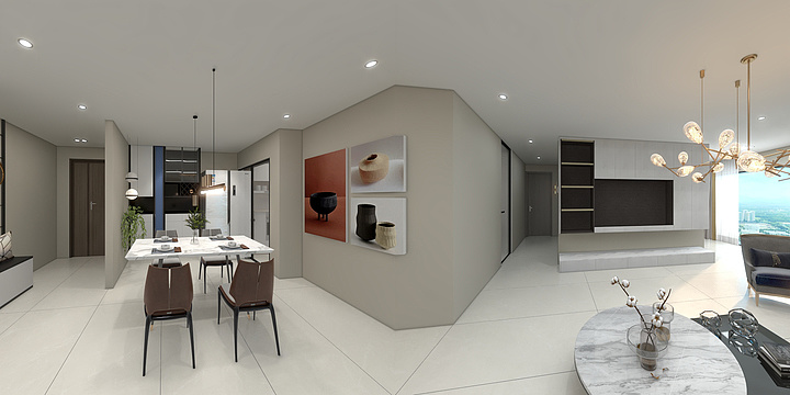 资阳蒙娜丽莎瓷砖-万达御府易女士雅居-装修设计方案