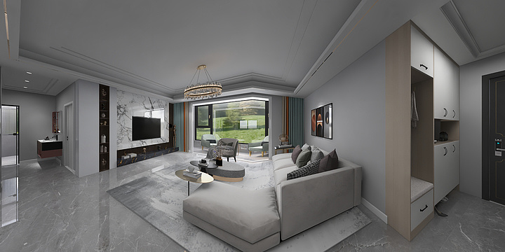 山阳县玉兰墙纸旗舰店-丰城丽都2-6-702-装修设计方案