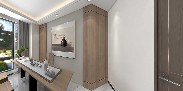 效果图020-酒庄展厅-装修设计方案