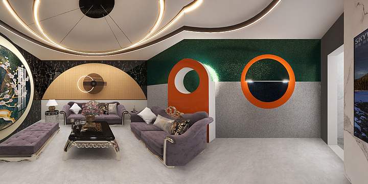 烟雨花台麓满楼-KTV包房-装修设计方案