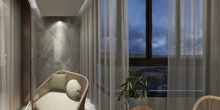 郑姣JO-翠屏山水-现代极简-二期-144平米-装修设计方案