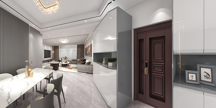 一空间设计一-映水.dwg-装修设计方案