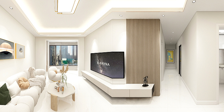 干装修的大龙-海信城105㎡A户型-原木风-装修设计方案