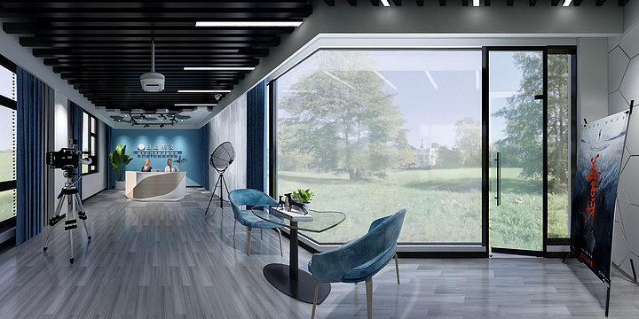 Warm阳光-20220605步行街-海州区人事局直播间-装修设计方案