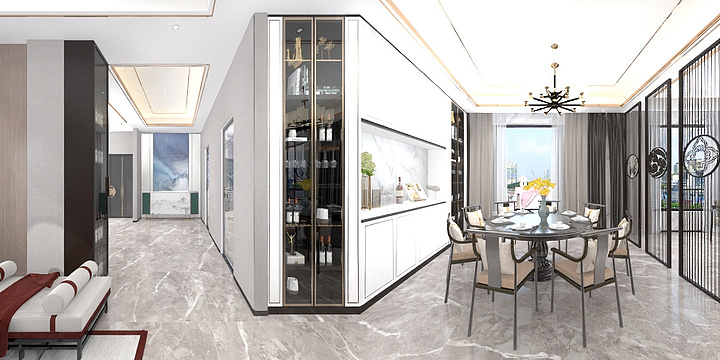 工班拾家设计-招待会所平面布置.dwg-装修设计方案