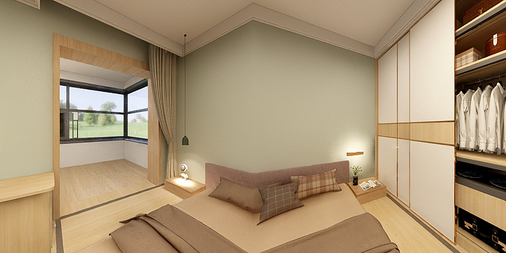 木易小满-路劲叠院贾璐二层次卧-副本-装修设计方案