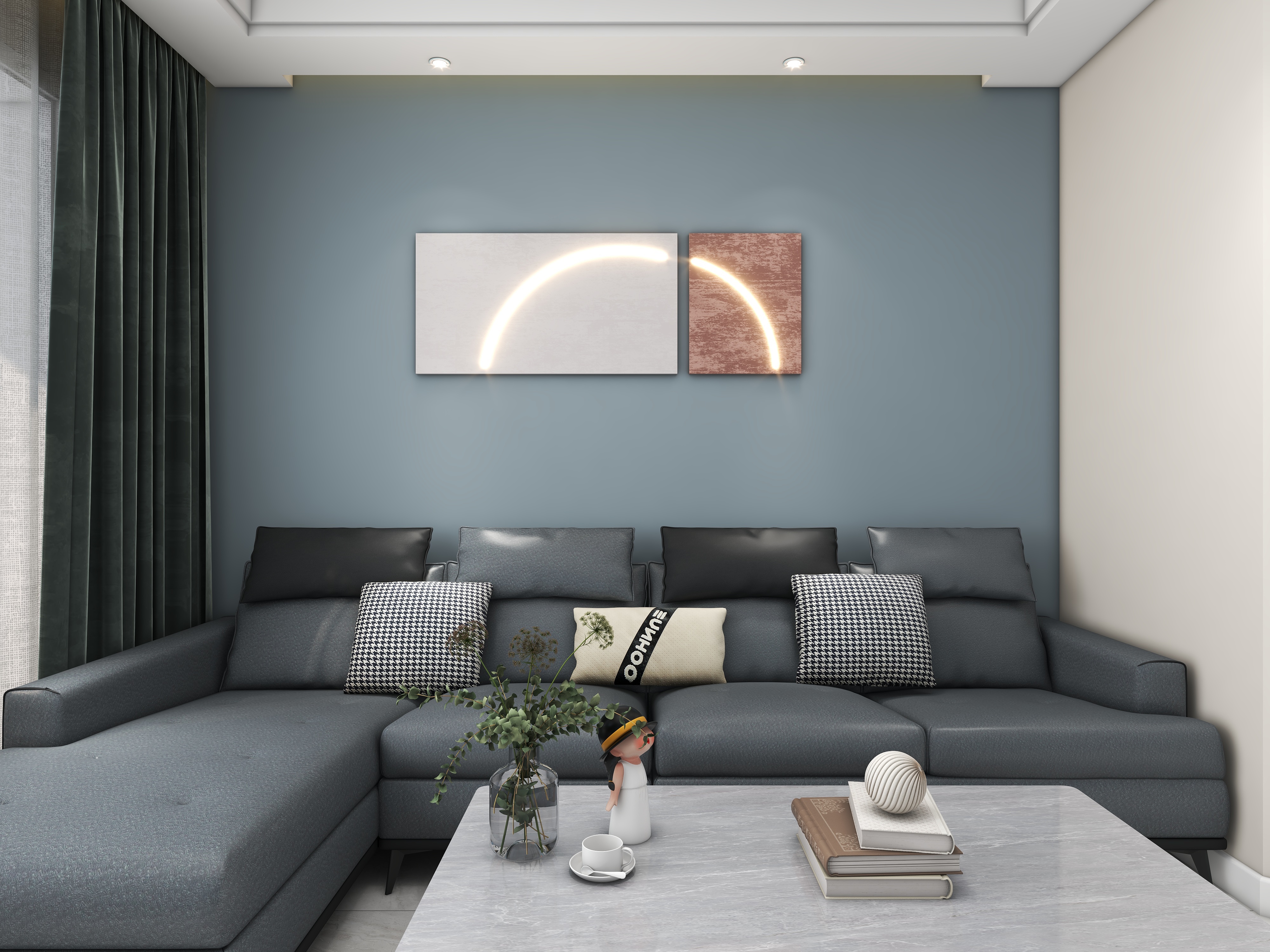 邓州石峰-南阳邓州-君临天下-3室1厅装修效果图