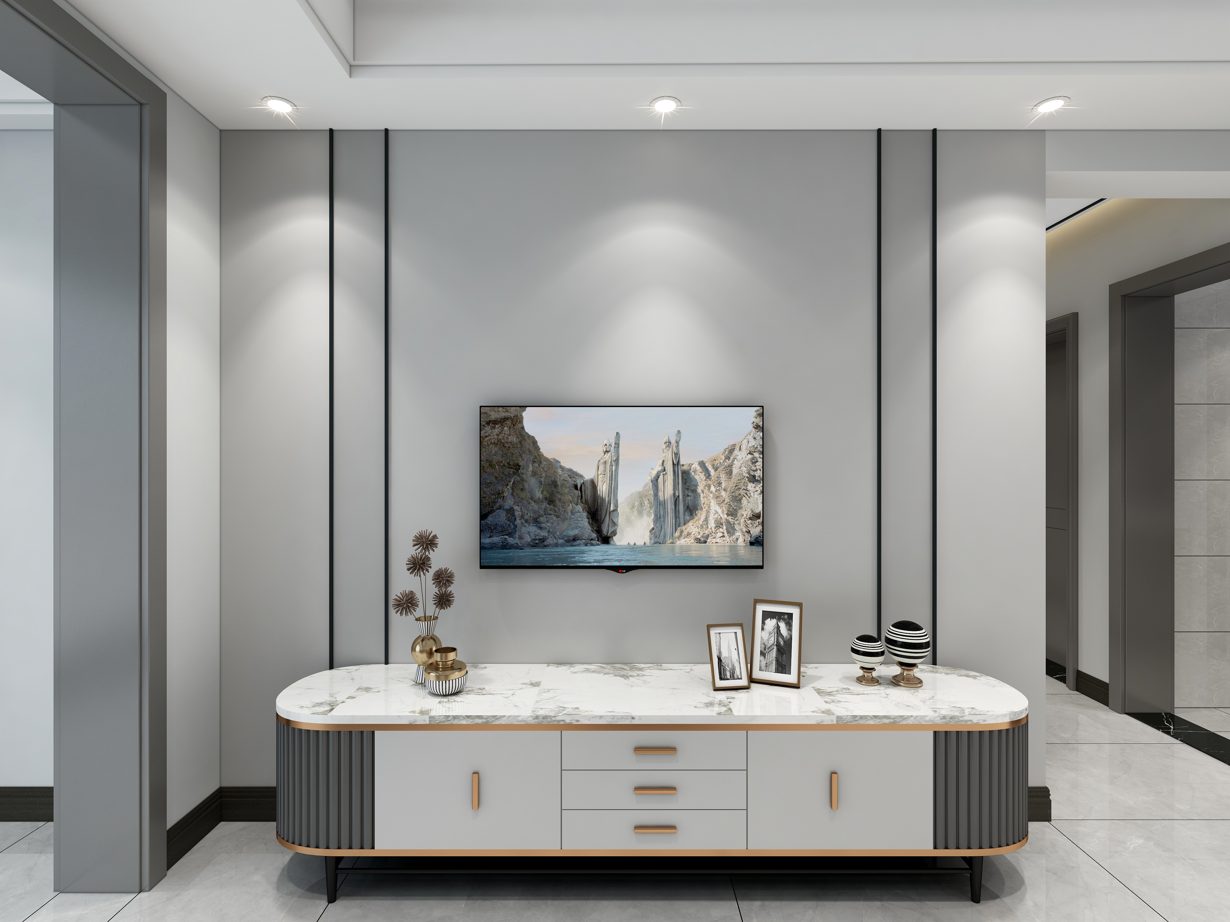 乄可奉告-黑白四卧东湖-装修设计方案