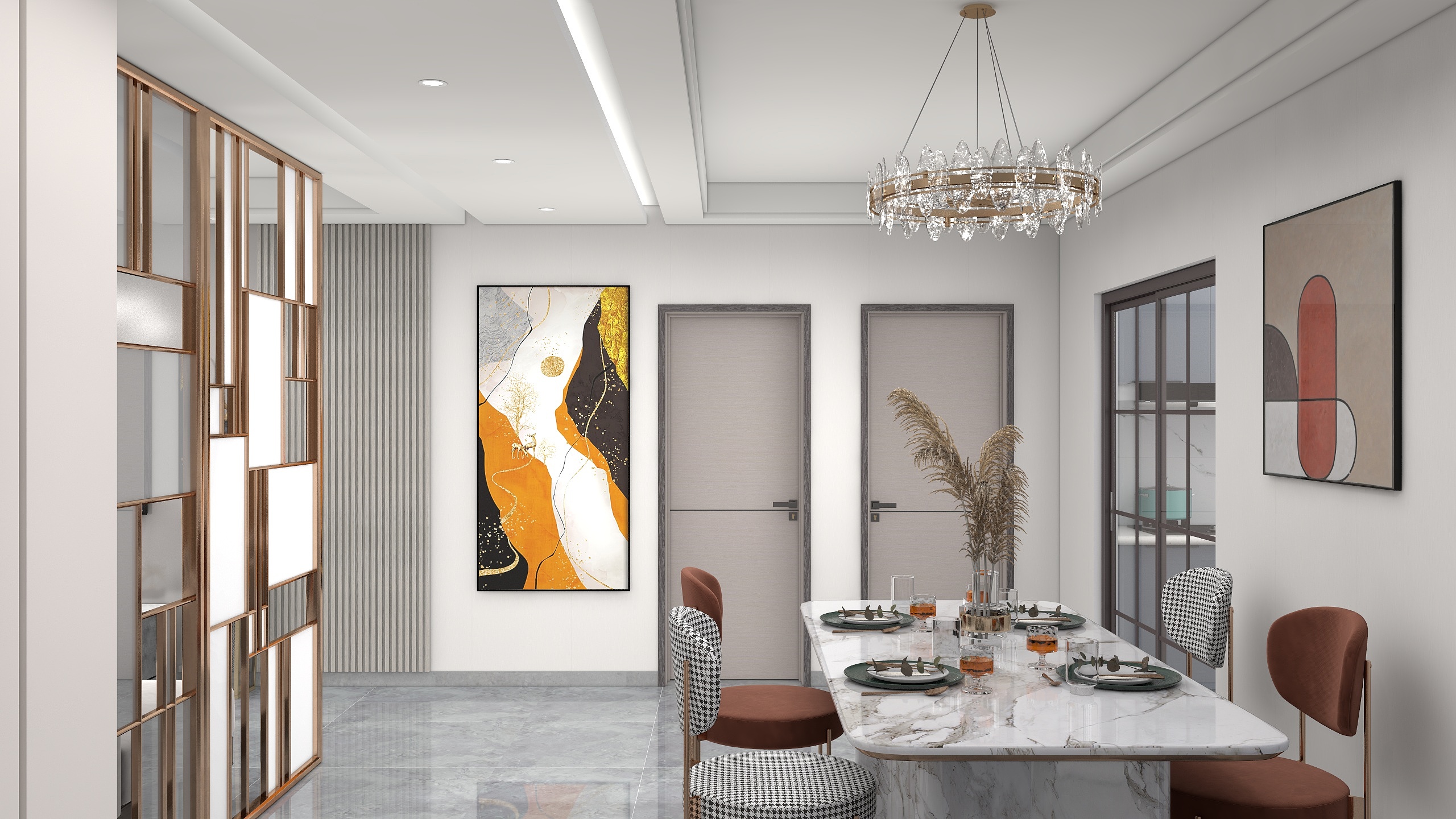 燚艺-现代风110平米-装修设计方案