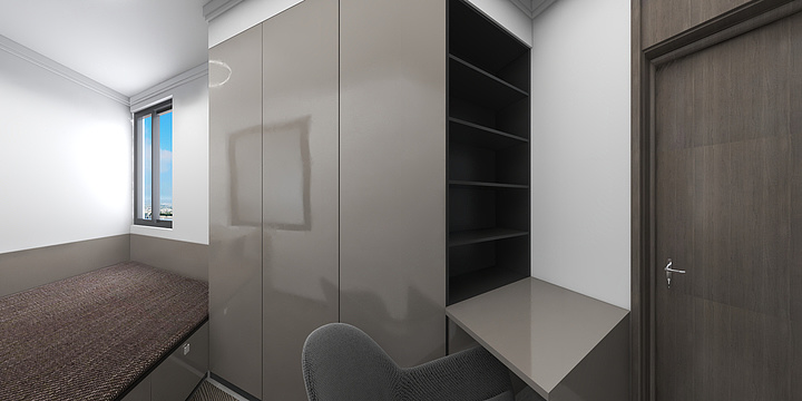 旭森建筑装饰-河景东城124号楼-装修设计方案