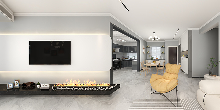 HUITU888-鸿顺心馨家园1-1602李总效果-装修设计方案