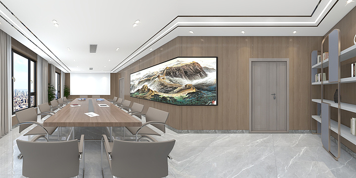 离忧设计-王盛斌-会议室.dwg-装修设计方案