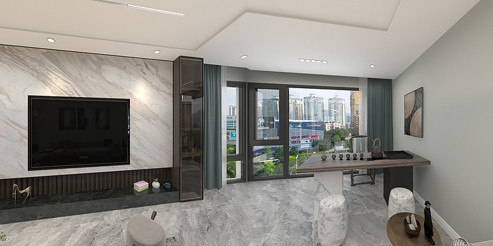 啊.正-蓬曦园90-601-装修设计方案