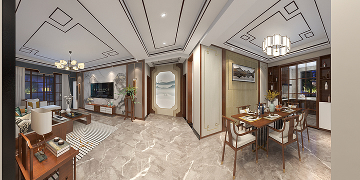 临沂博建装饰工程有限公司-书香府邸-装修设计方案