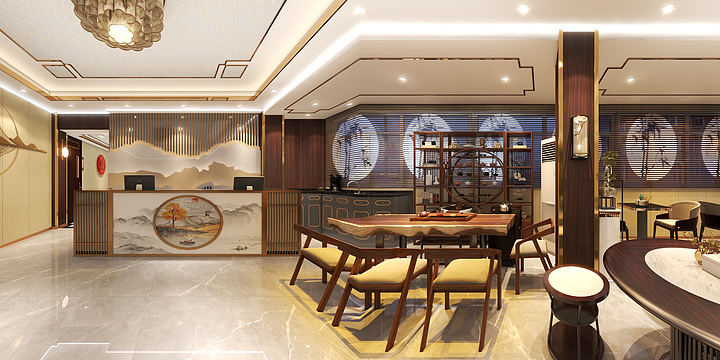 小城生活设计-汤臣一品茶艺棋牌会所效果图.dw-副本-副本-副本-副本-副本-副本-副本-装修设计方案