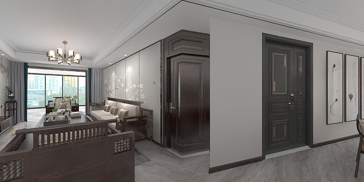 晟佳雅居装饰一泾阳店-世园.dwg-装修设计方案