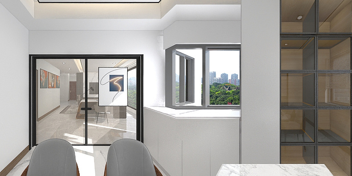 韩央央-瑞和园89.50㎡B户型3室2厅1卫-装修设计方案