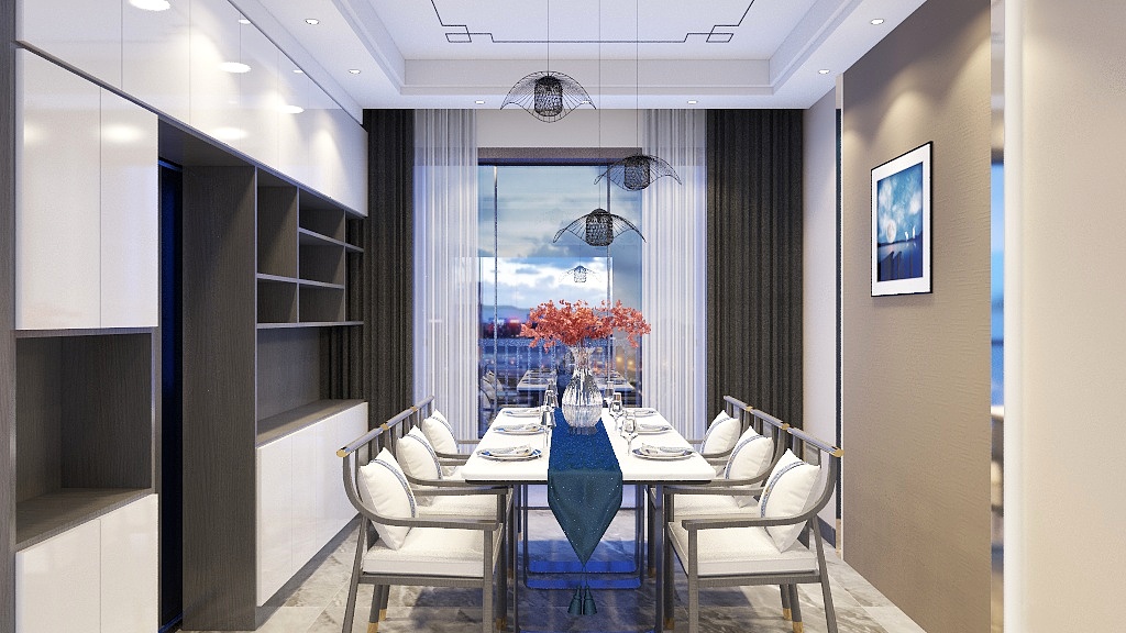 花见镇设计-南安首府C户型-装修设计方案