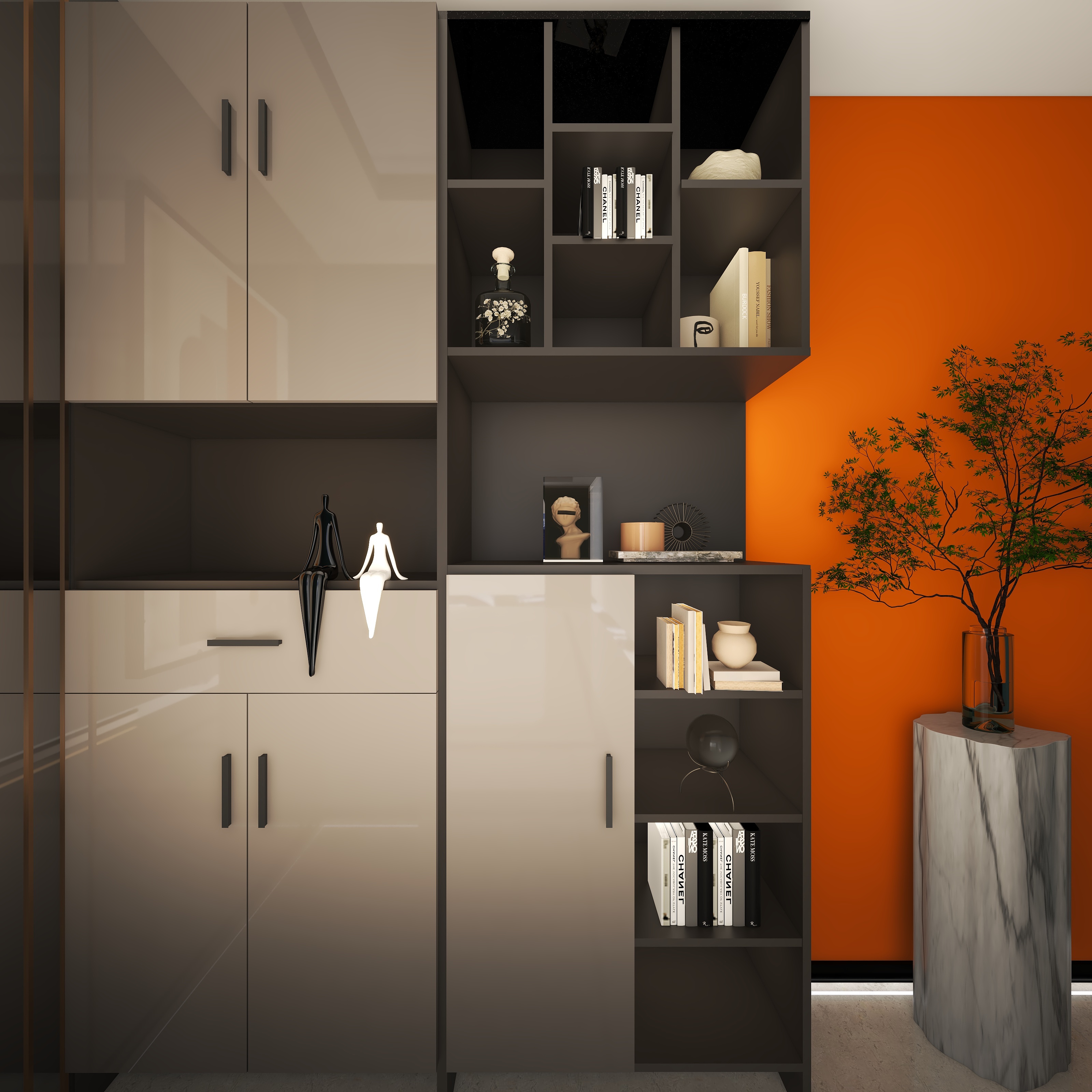 Jiayilv-轻奢风客餐厅-装修设计方案