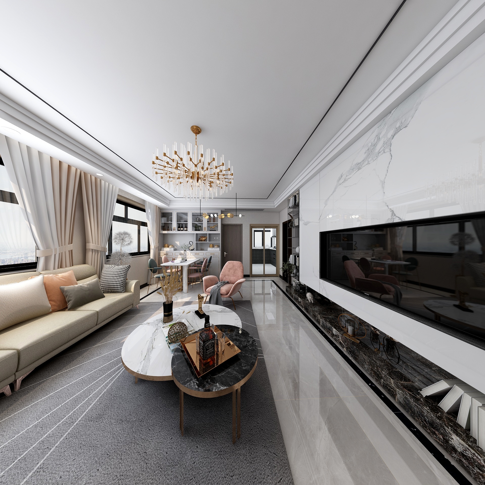 喣沫-瑞和园89.50㎡B户型3室2厅1卫-装修设计方案