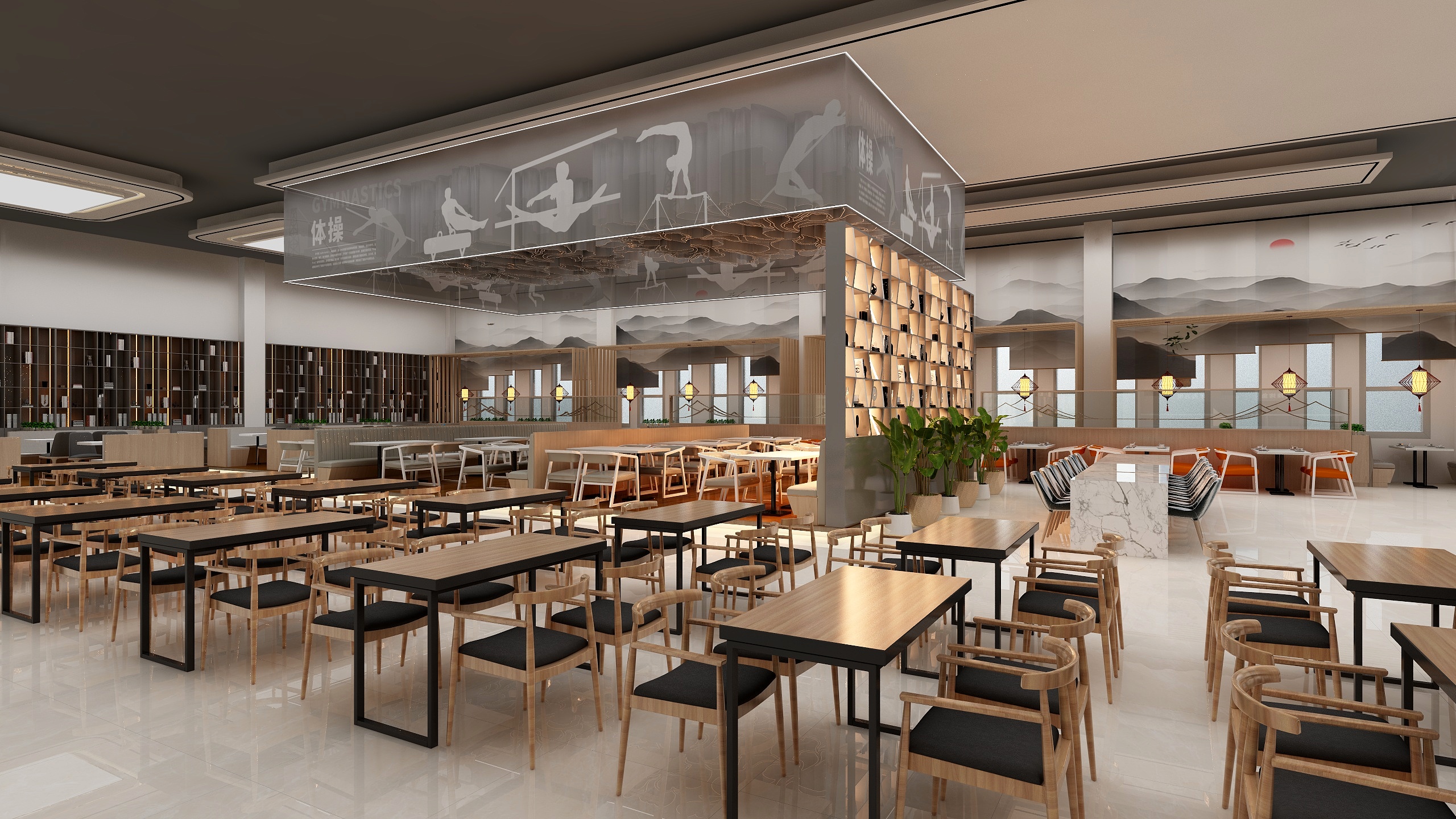 宁夏筑尺设计有限公司01-扩大餐厅书香.回餐-装修设计方案