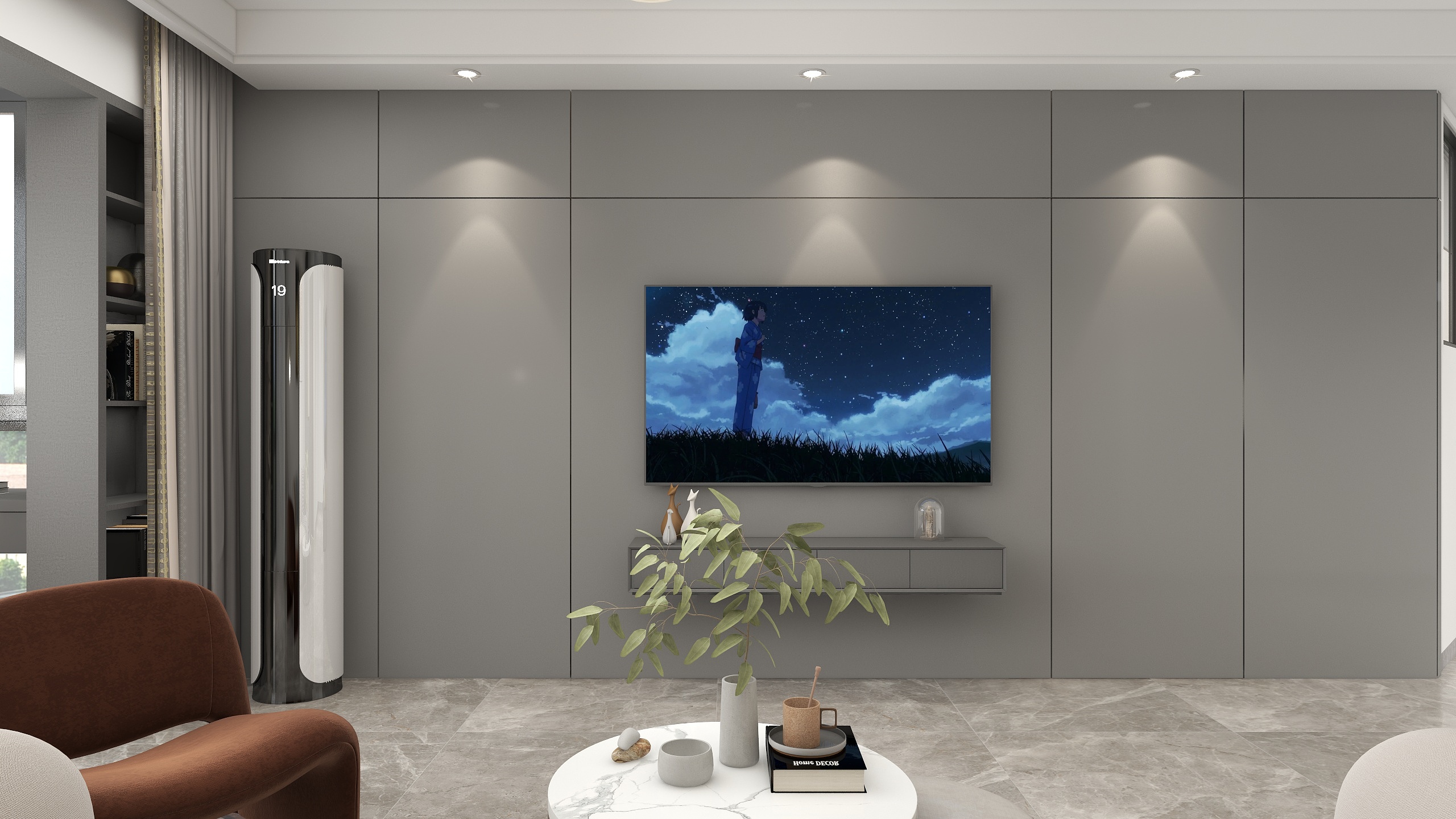 室内设计师啊豪-中海怡美小区-轻奢风装修效果图