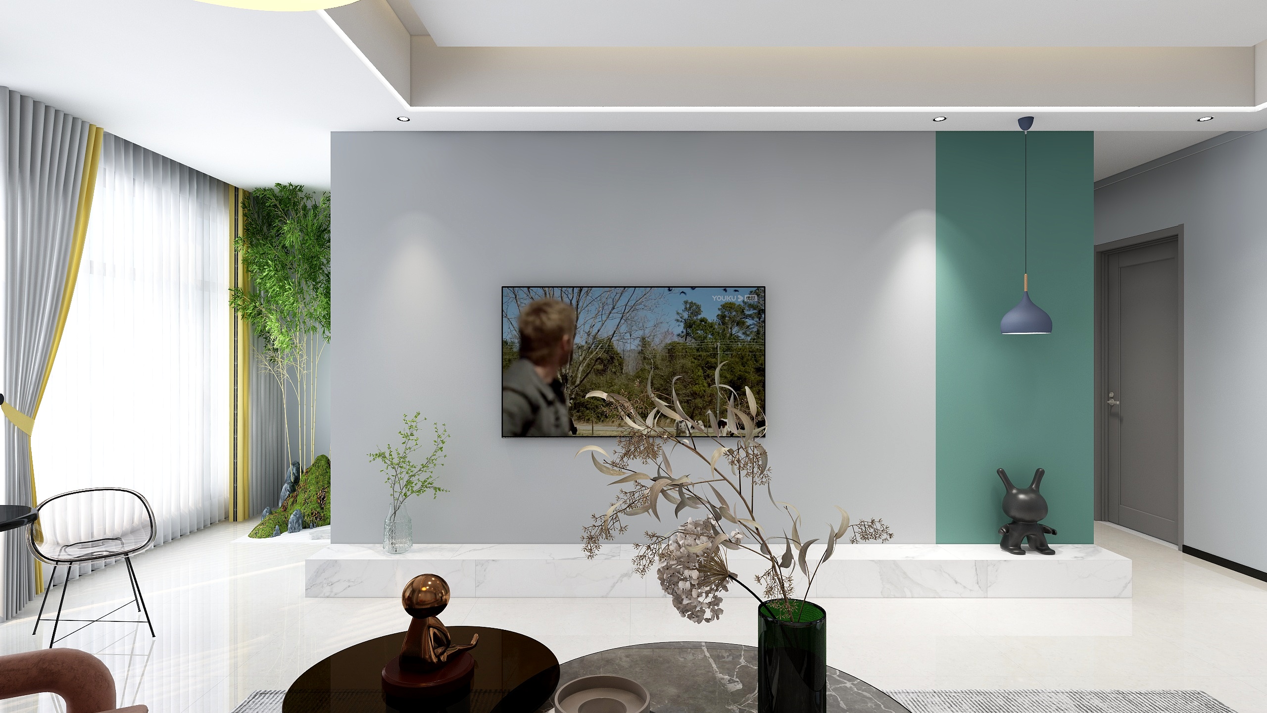 何清云-现代简约125㎡4室-装修设计方案