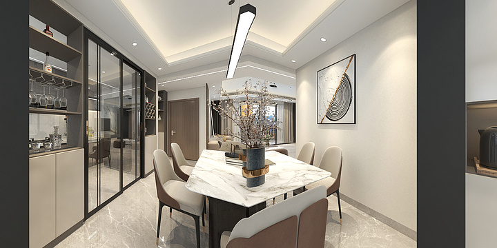 谢成业-山水龙城望月阁1801-装修设计方案