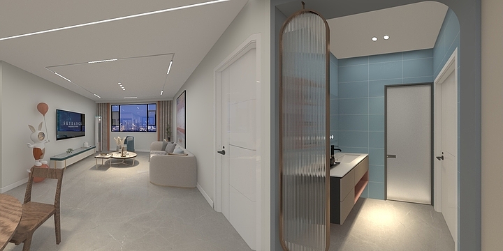 胡子丨奇-万达二期26栋1172室确定.d-装修设计方案