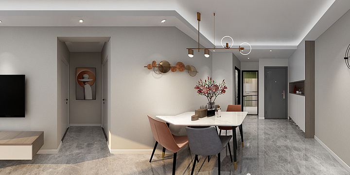 固安欧瑞博全宅智能-中南熙悦2居室.dwg-装修设计方案