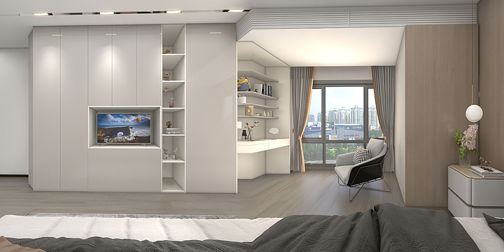 兰duHN-金茂府6-1801-装修设计方案