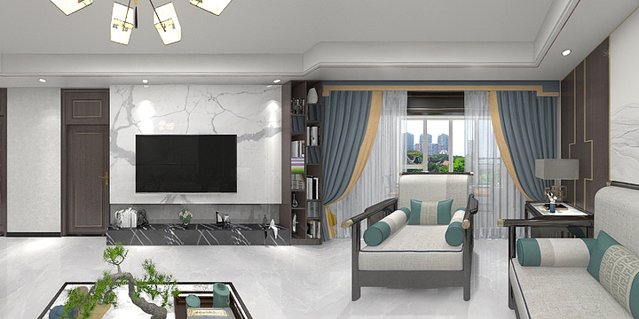 莱州卓创装饰-世纪华府刘科.dwg-装修设计方案