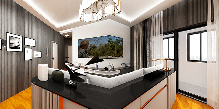 伯爵爱的猫YGfw-瑞和园89.50㎡B户型3室2厅1卫-装修设计方案