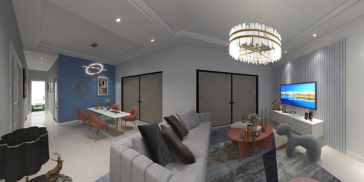 玖创装饰CfCl-桃花源.dwg-装修设计方案