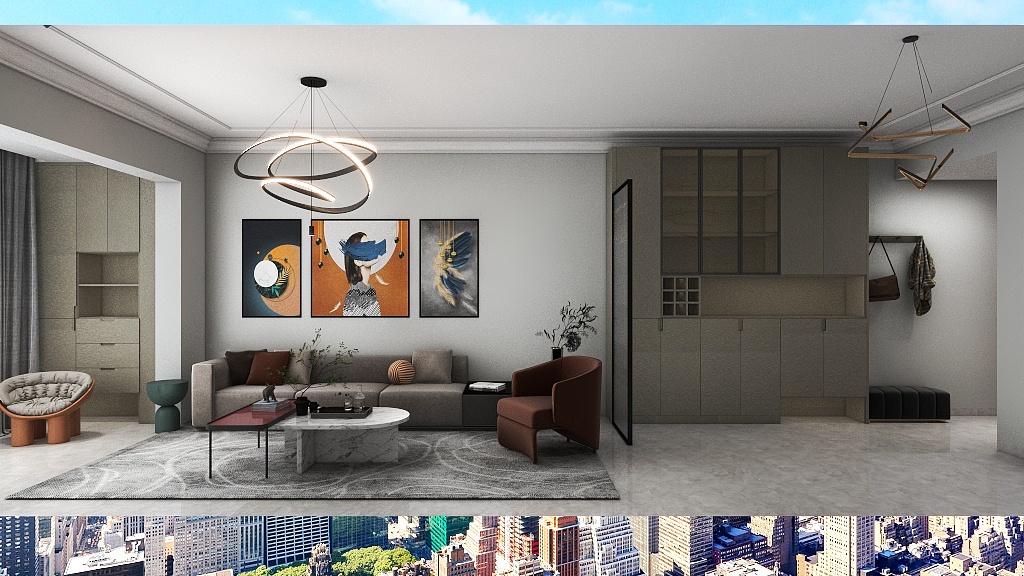 设计方案展现-杏坛恒大江景4栋1902单元-装修设计方案