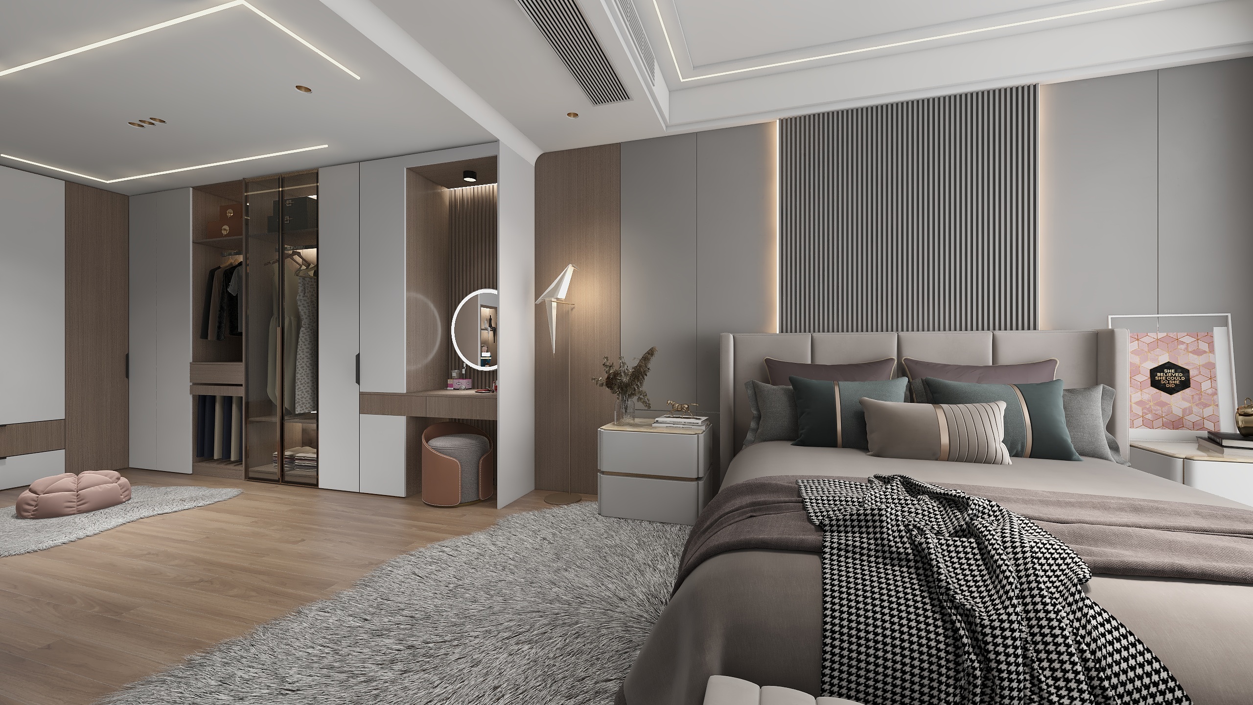 贵州展禾设计-汇合府廖姐主卧-装修设计方案