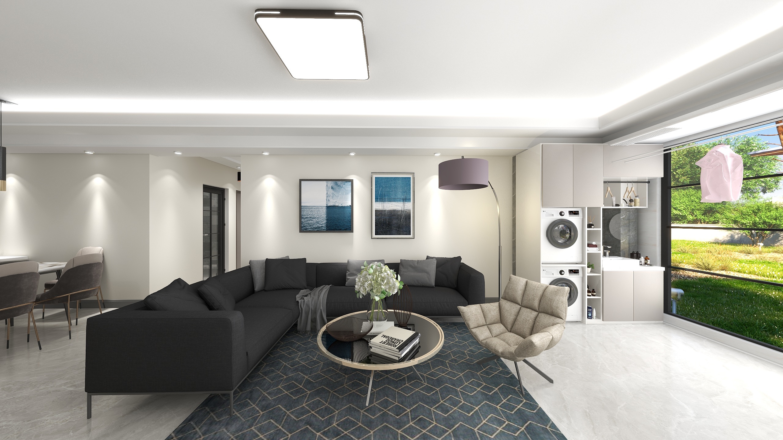 晚海dhy-现代简约-装修设计方案