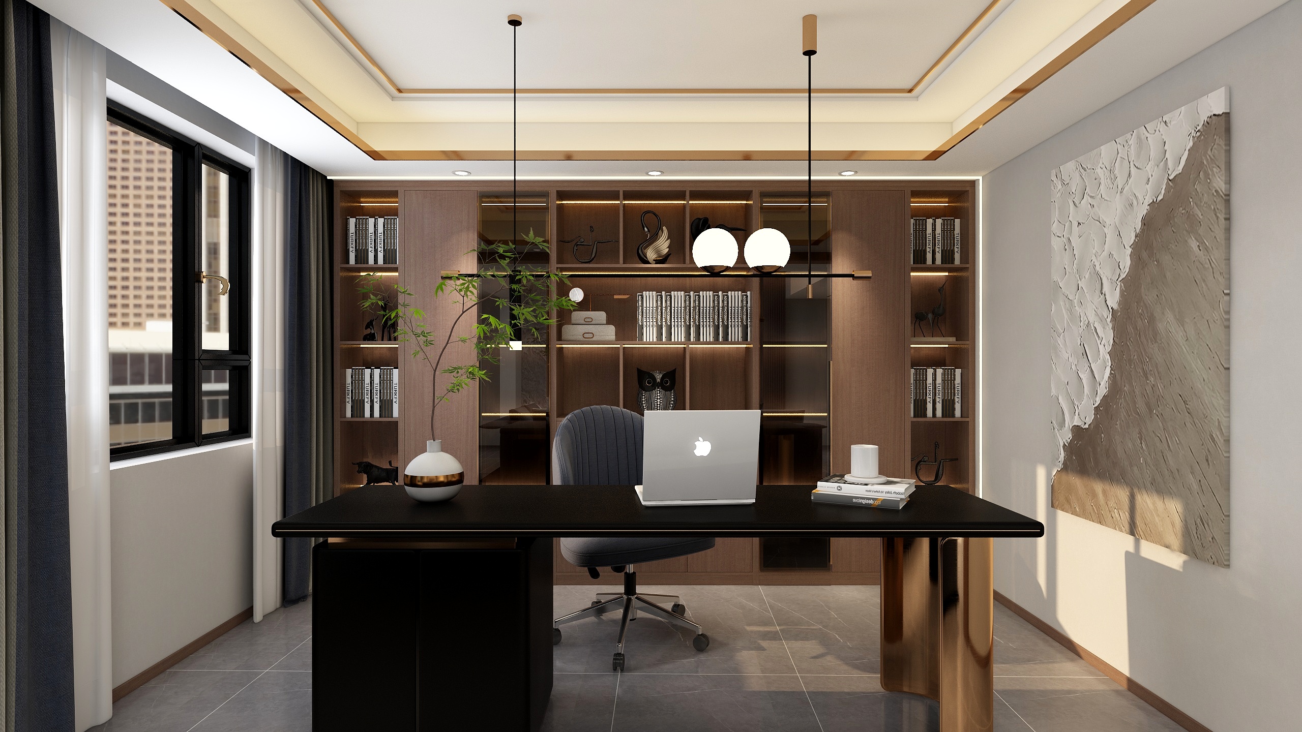 zw柠檬o-别墅样板间-zw柠檬o-装修设计方案