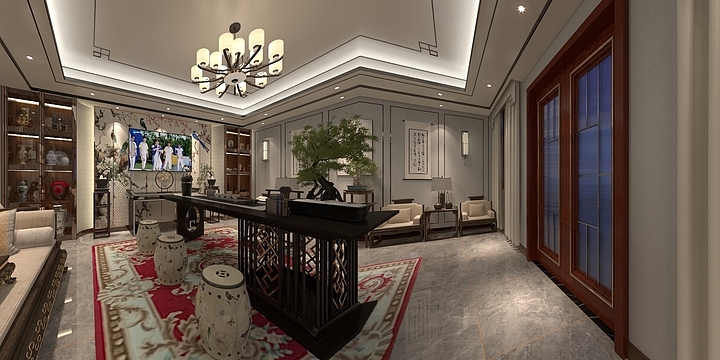 陈静-白总老家自建房装修设计-装修设计方案