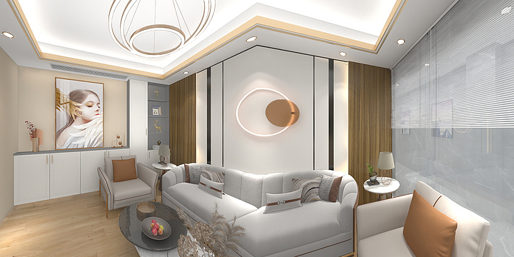 繁森空间设计吴泽森-①中安城宇建筑工程办公室设计（现代极简轻奢）-装修设计方案