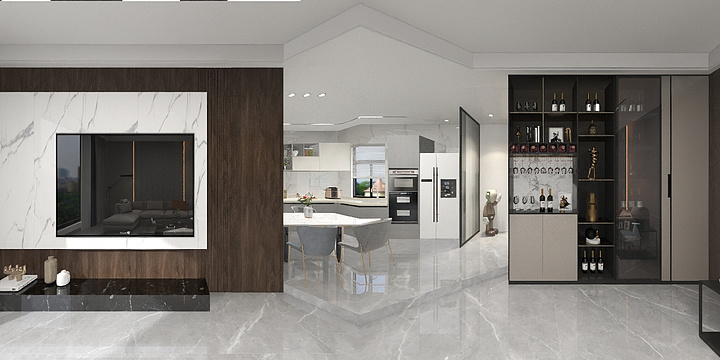 刘启雄-单身公寓-装修设计方案