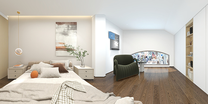 Holike丶张衡-翰林29栋704二楼-装修设计方案