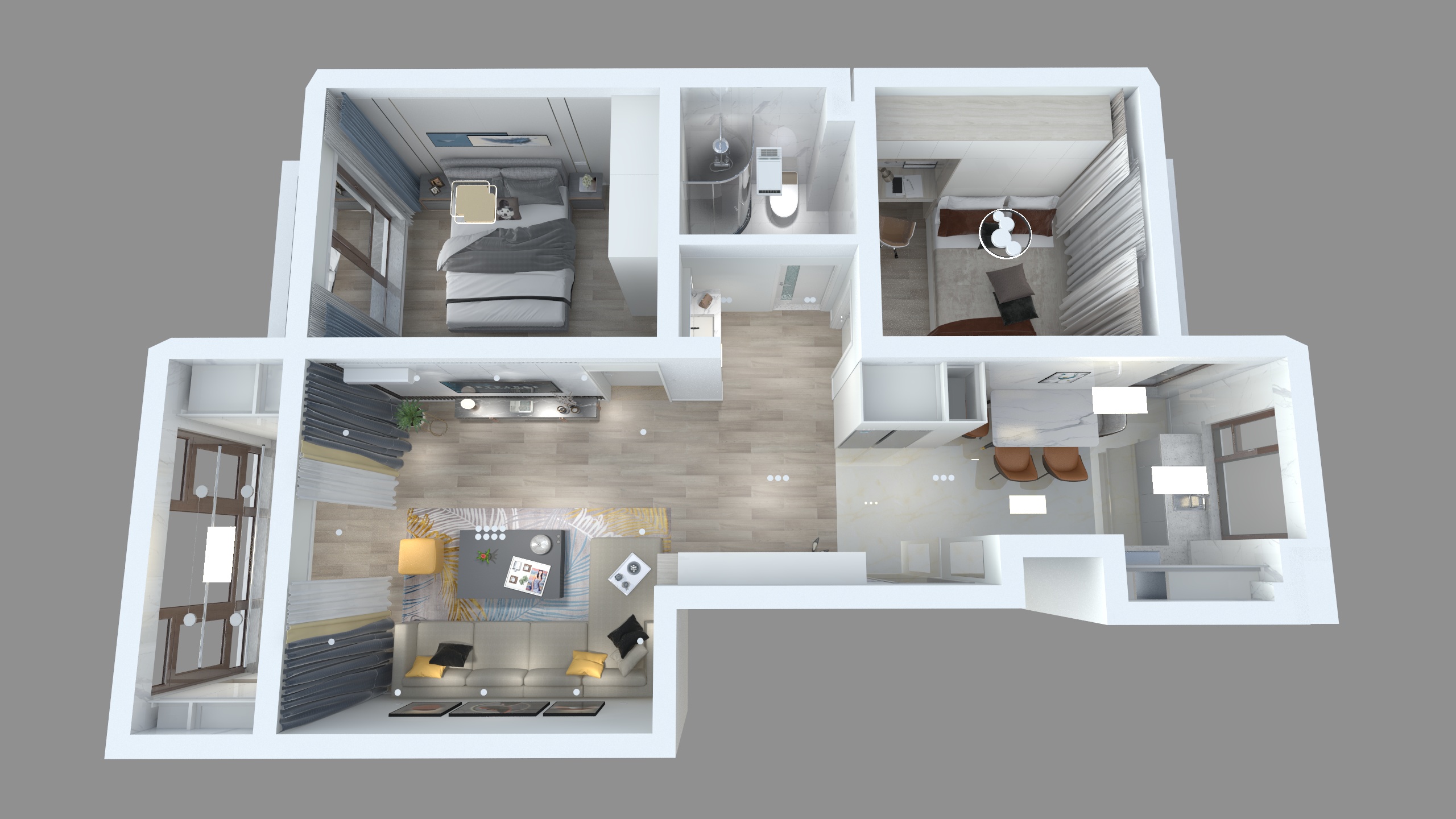 非著名一设计师-九樾庭金府-装修设计方案