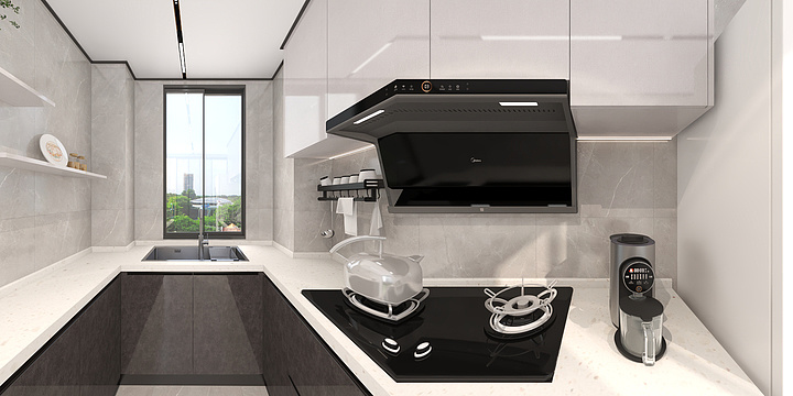 浙江仙居2-嘉乐苑9-2-1304高端定制大板（格栅）-装修设计方案