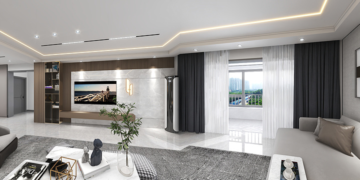 北方小伙儿-滨河北区高先生雅宅-装修设计方案