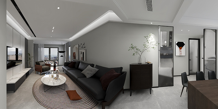 HiBob-清风雅苑半包100户型-装修设计方案