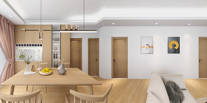 瑞和园89.50㎡B考核户型图-装修设计方案