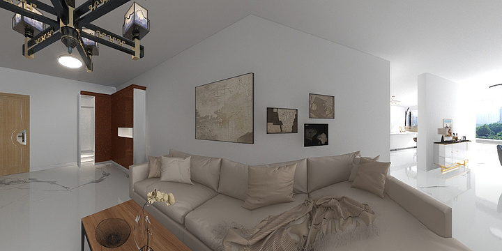 北耶-L玄关柜-装修设计方案