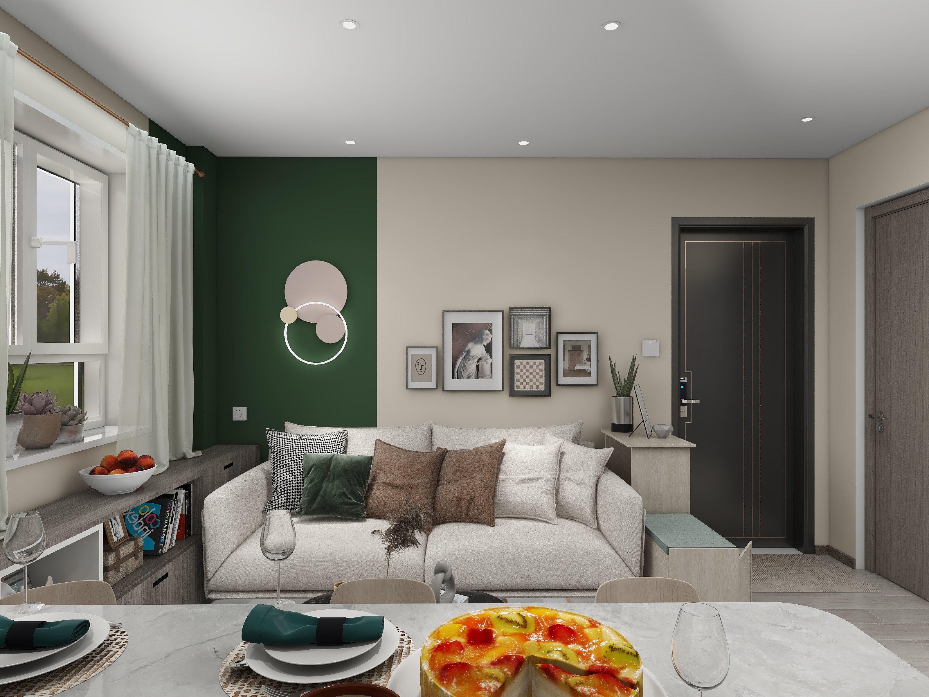 梓翎设计-团结院旧改侯女士雅居65-装修设计方案